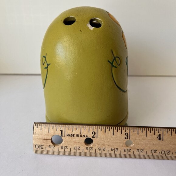 MCM 70s BoHo Ceramic Turtle Tortoise Figurine w/ Holes for Pens Makeup Brushes - Picture 13 of 13